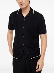 button-up cotton polo jumper