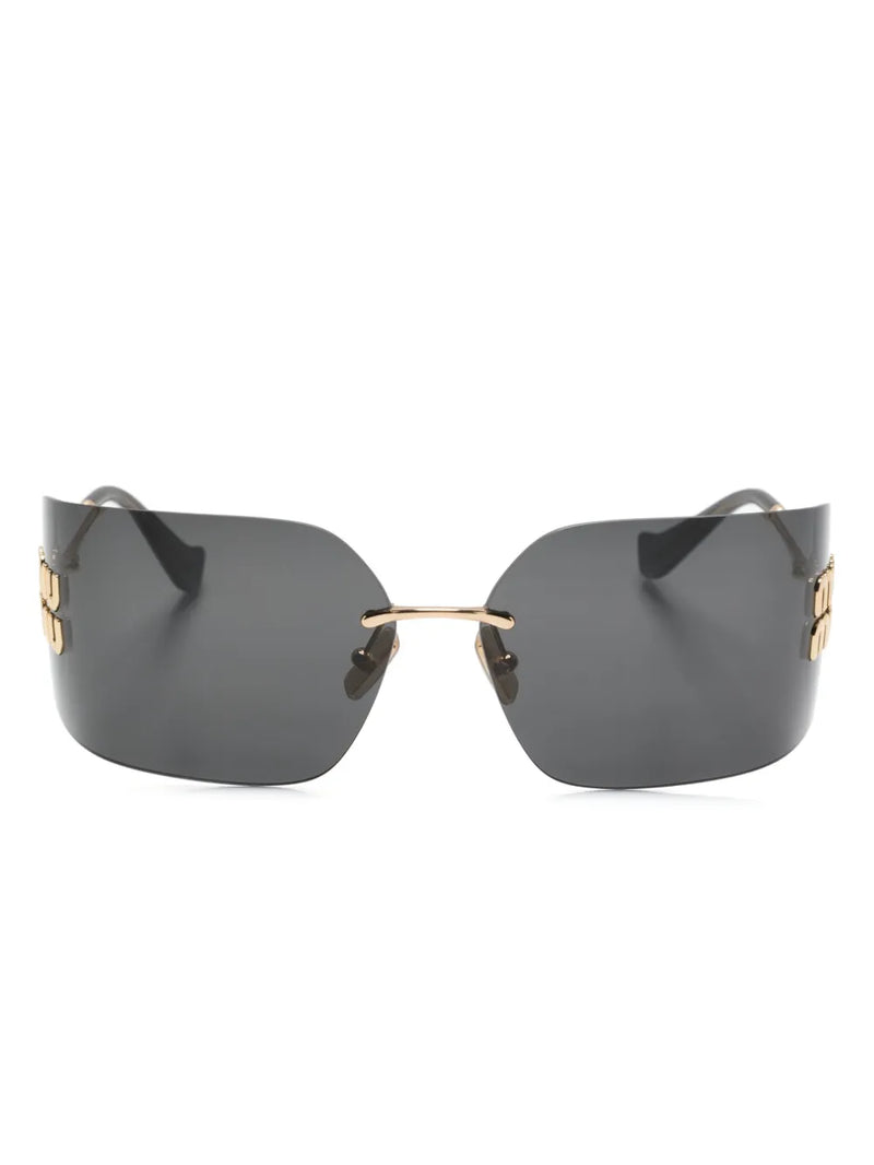 Runway rectangle-frame sunglasses