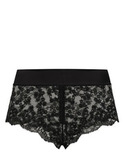 floral-lace briefs