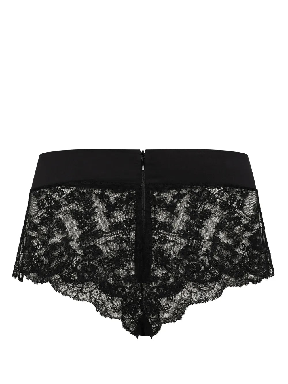 floral-lace briefs