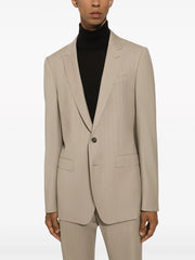 tonal-striped two-piece suit