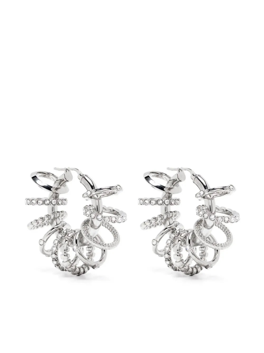 Multi Ring hoop earrings