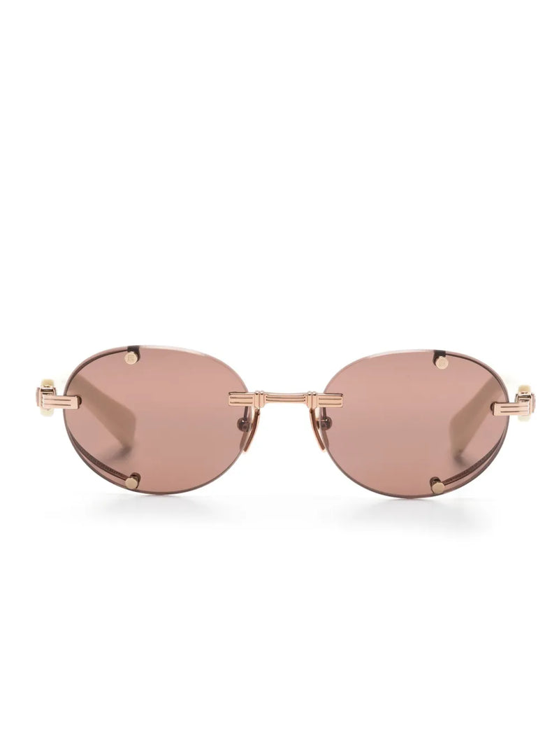 Monsieur oval-frame sunglasses