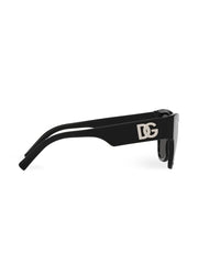logo-embossed butterfly-frame sunglasses
