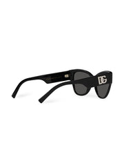logo-embossed butterfly-frame sunglasses
