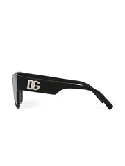 logo-embossed butterfly-frame sunglasses