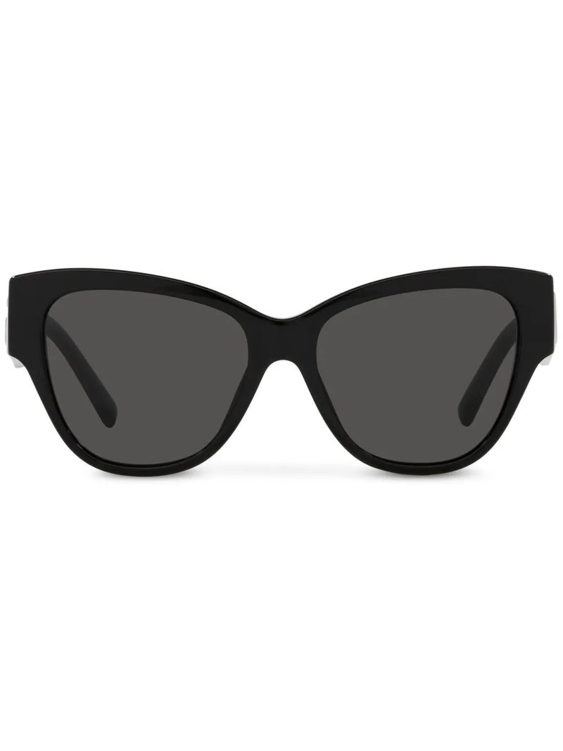 logo-embossed butterfly-frame sunglasses