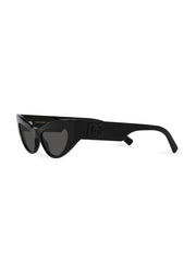 logo-embossed cat-eye frame sunglasses