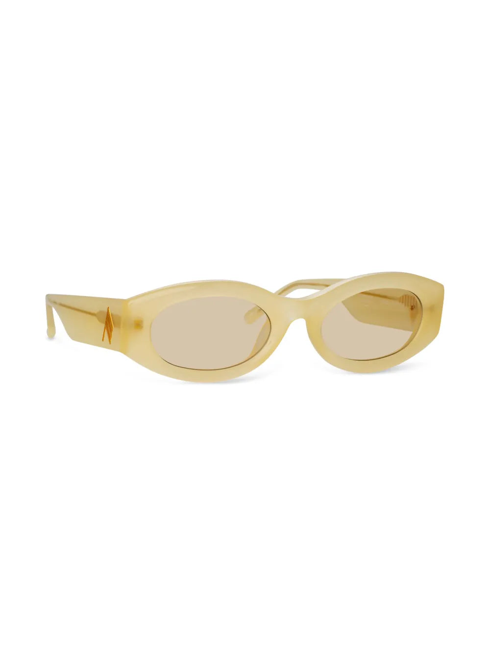 Berta tortoiseshell-effect oval-frame sunglasses