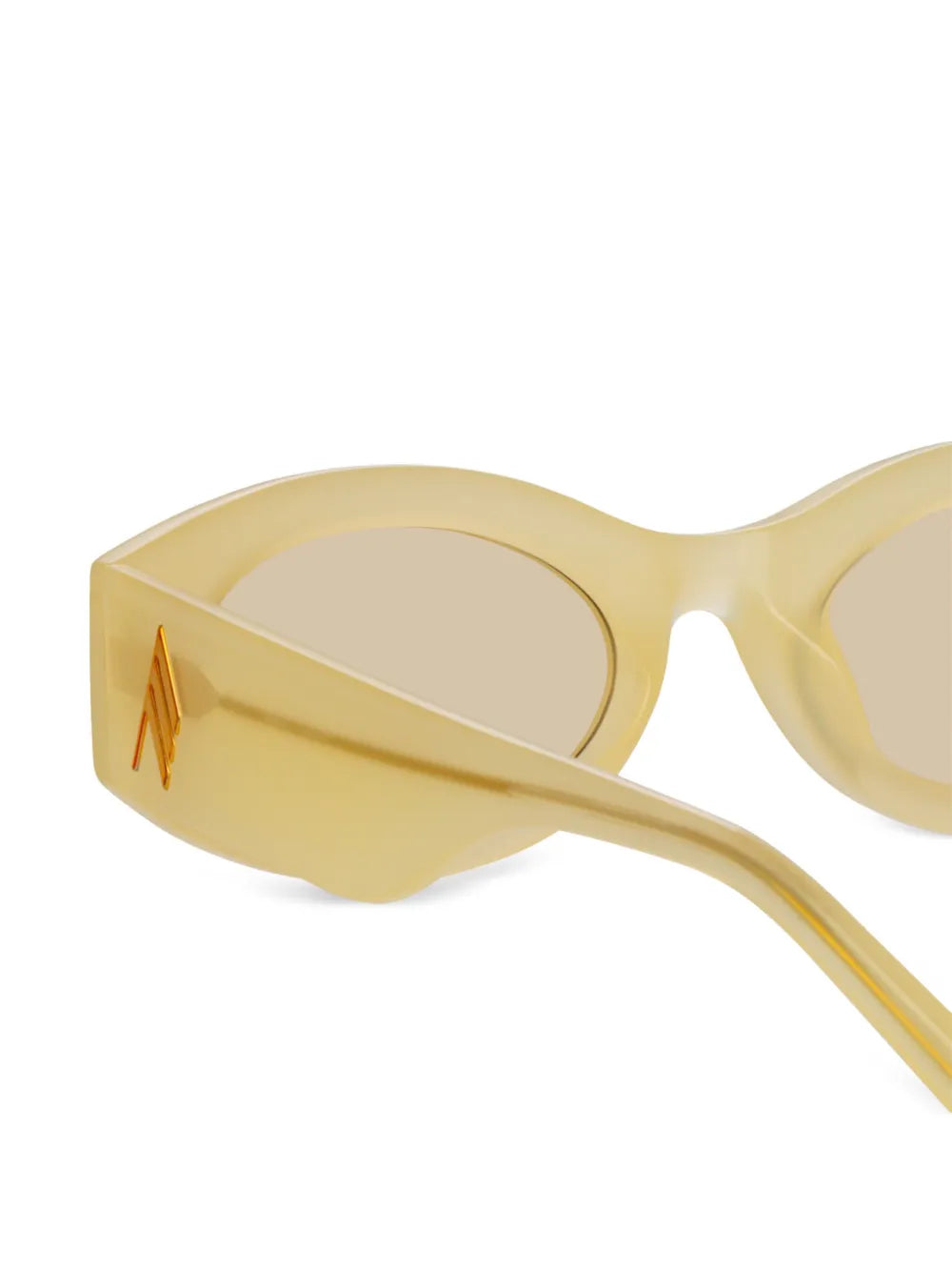 Berta tortoiseshell-effect oval-frame sunglasses