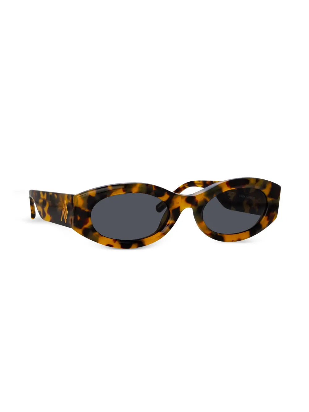 Berta tortoiseshell-effect oval-frame sunglasses