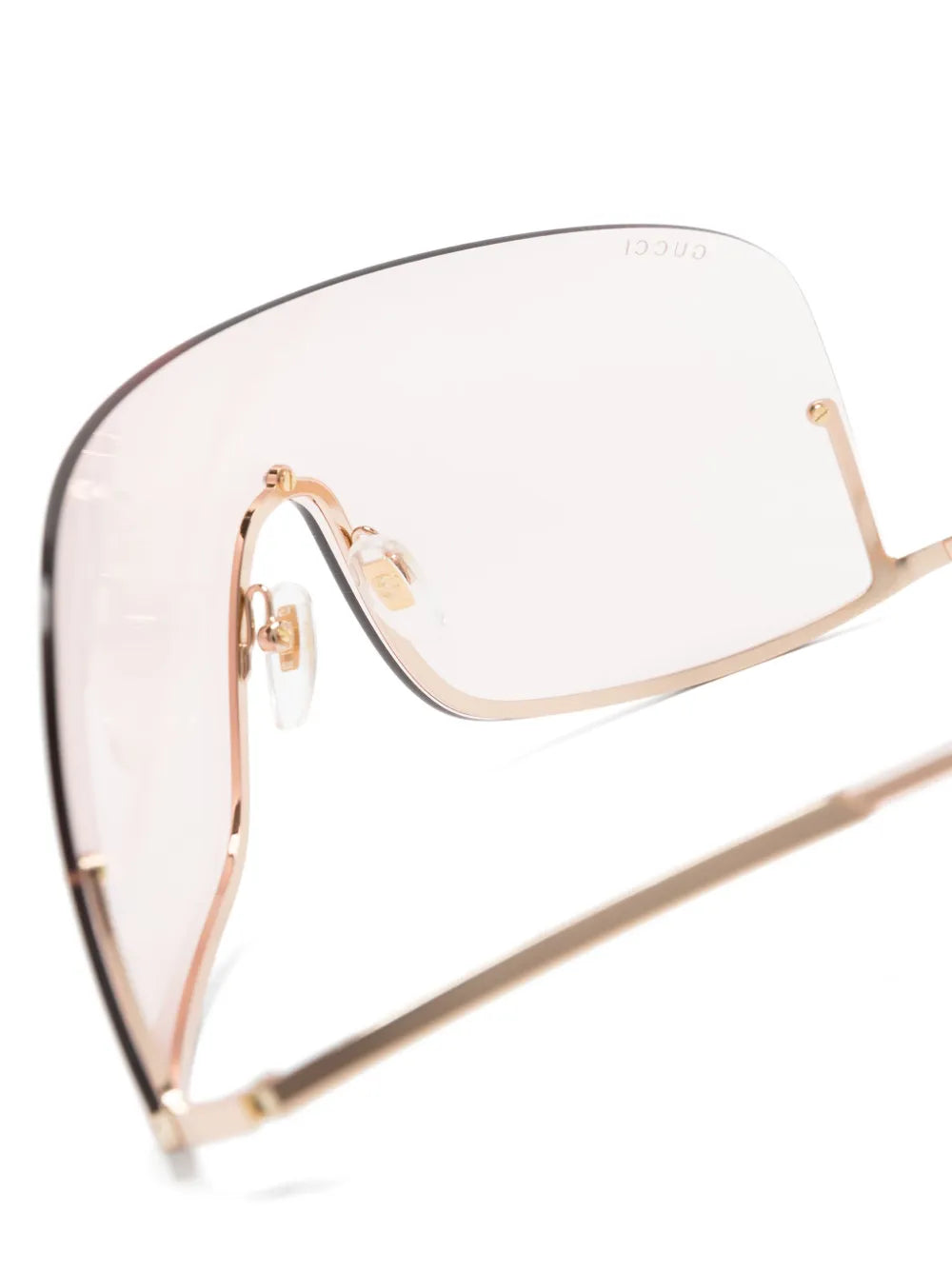 oversized retro-frame sunglasses