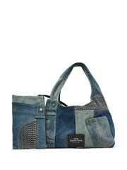 The Deconstructed Denim Sack bag