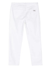 cropped cotton jeans