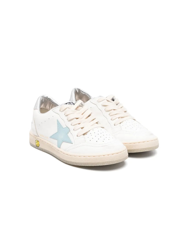 Ball Star-patch leather sneakers
