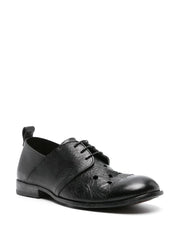 perforated leather Oxford shoes
