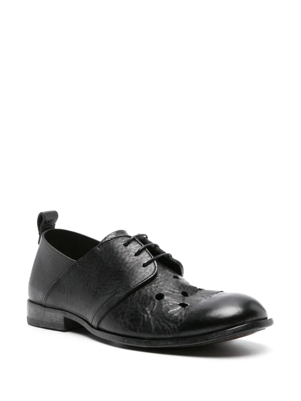 perforated leather Oxford shoes