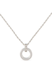 1980s pre-owned crystal-embellished pendant necklace