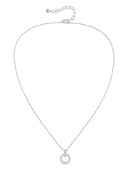 1980s pre-owned crystal-embellished pendant necklace