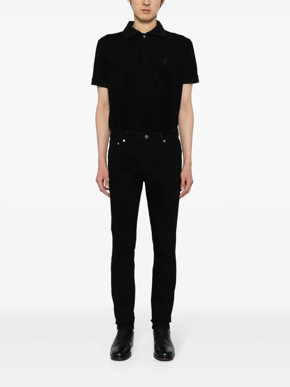 mid-rise skinny jeans