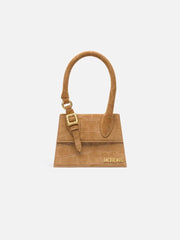 Jacquemus The Medium Chiquito With Buckle Signature Buckled Handbag Camel