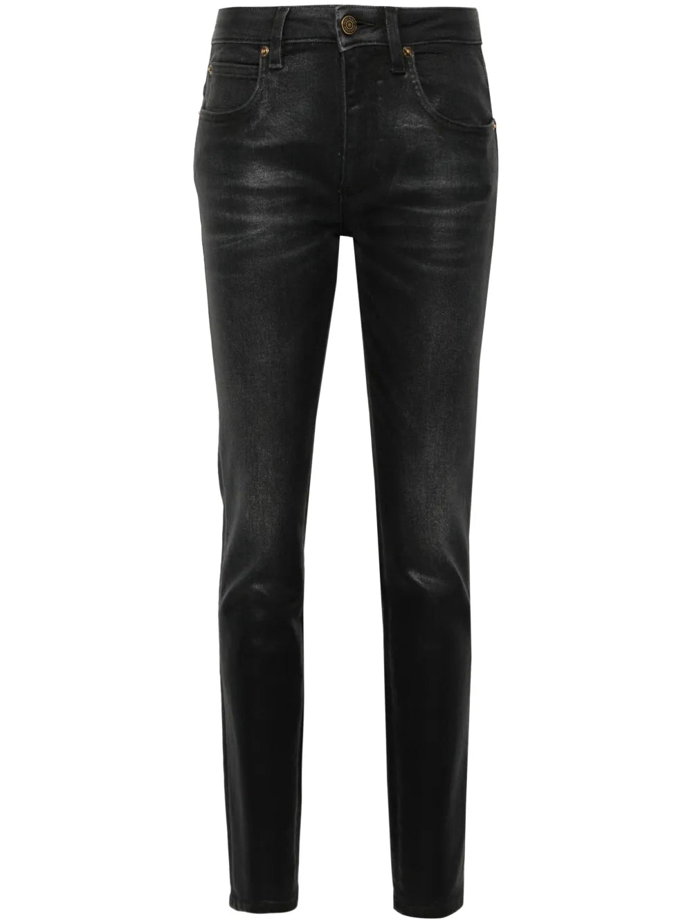 mid-rise skinny jeans