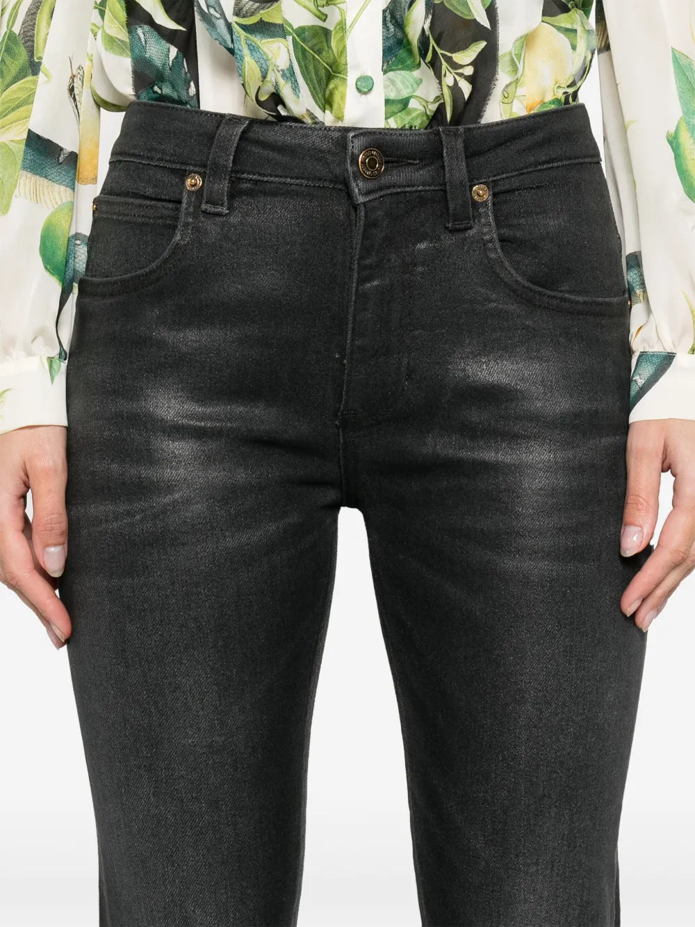 mid-rise skinny jeans