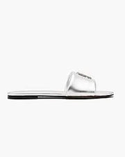 Marc Jacobs Marc Jacobs The Pave Snapshot Slide Silver Silver