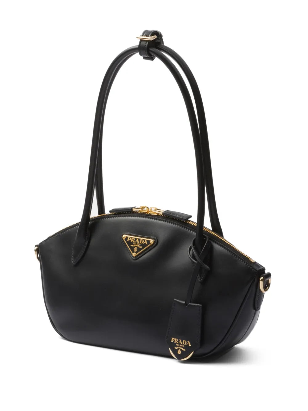 small leather handbag