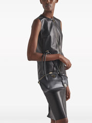 small leather handbag