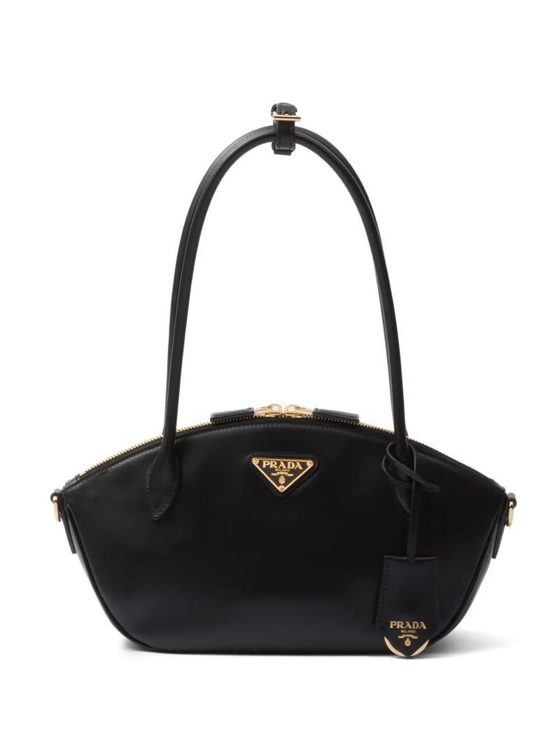 small leather handbag