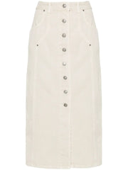 Vandy denim midi skirt