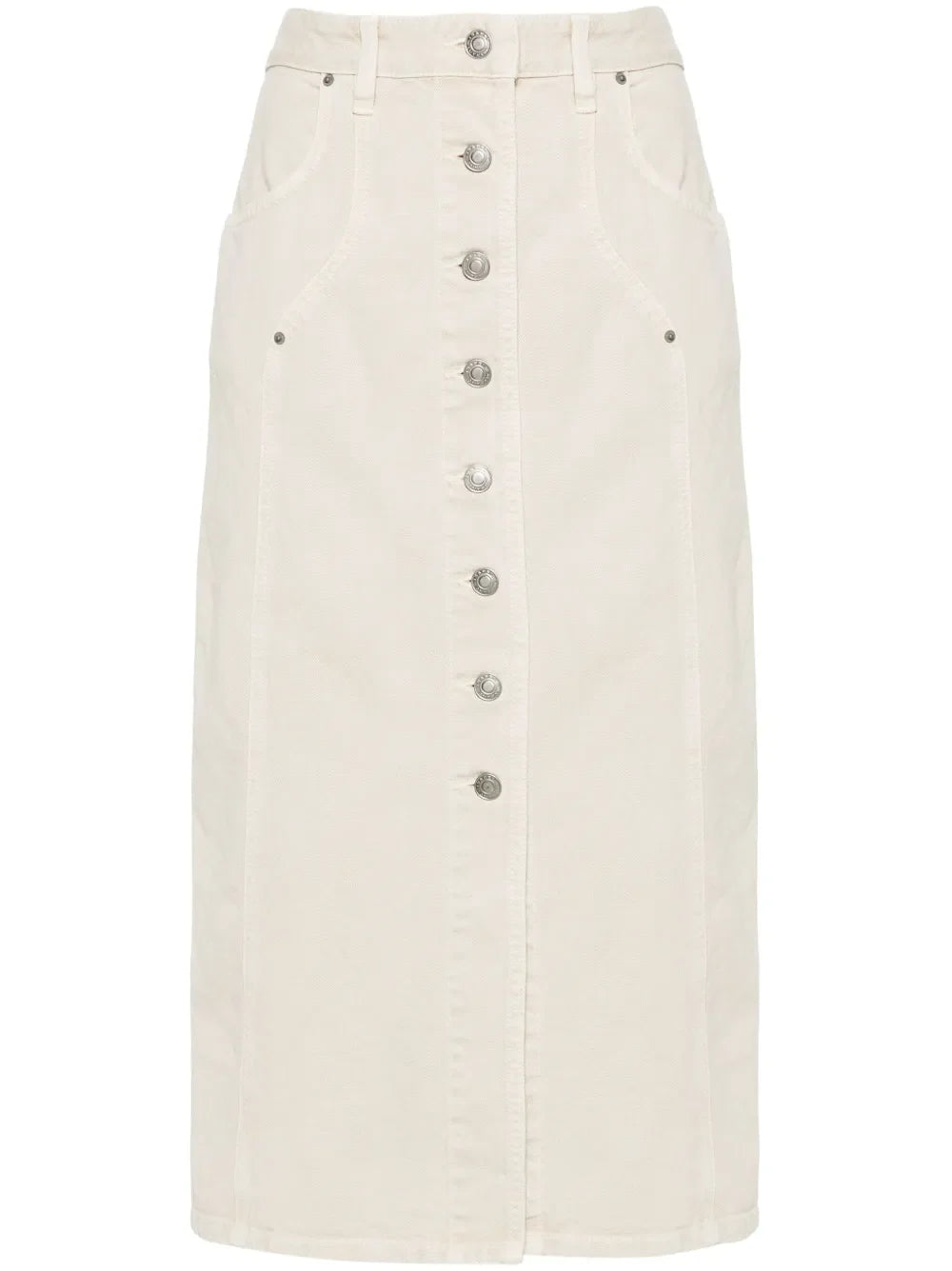 Vandy denim midi skirt