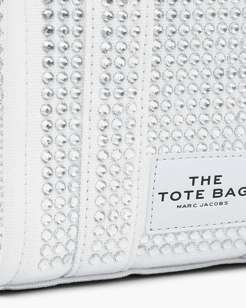 Marc Jacobs Marc Jacobs The Crystal Canvas Crossbody Tote Bag White Crystal White Crystal