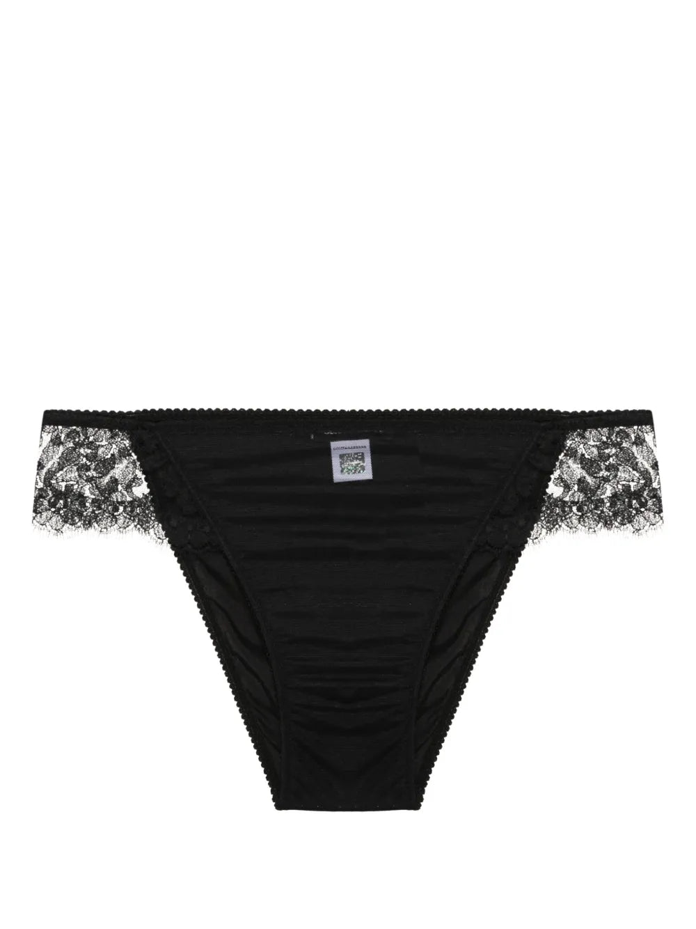 floral-lace briefs