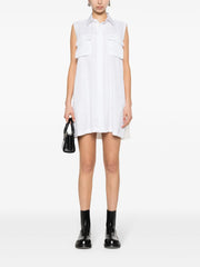 pleated mini dress
