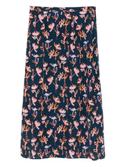 Floral Print Midi Skirt