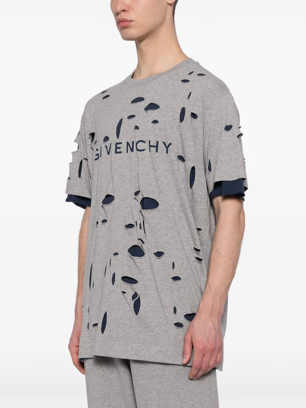 distressed layered T-Shirt