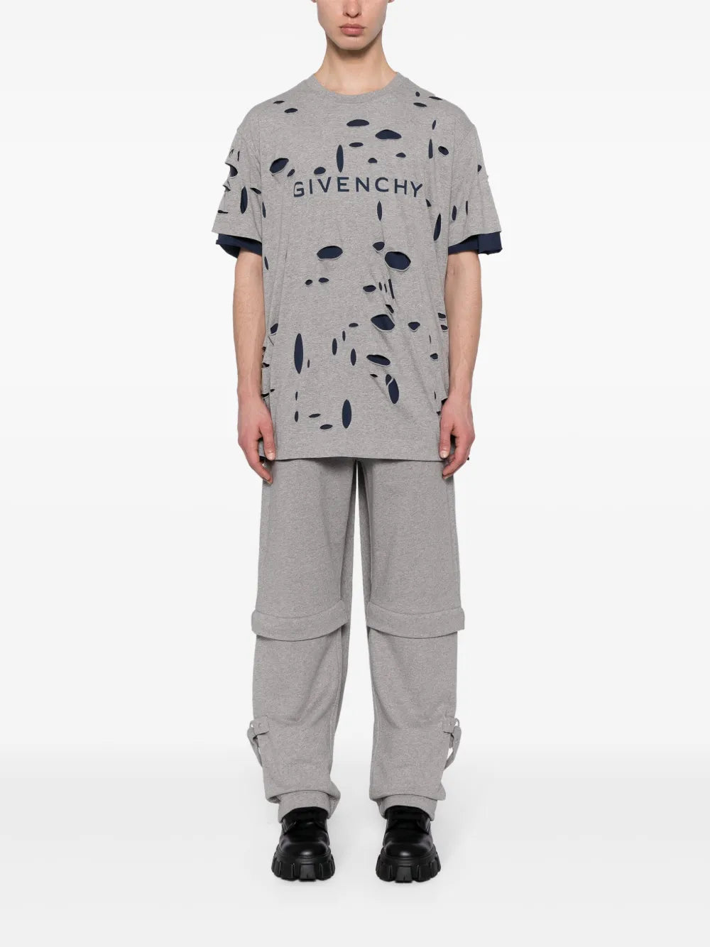 distressed layered T-Shirt