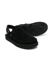 Goldenstar suede clogs