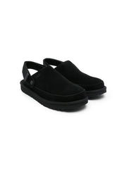Goldenstar suede clogs