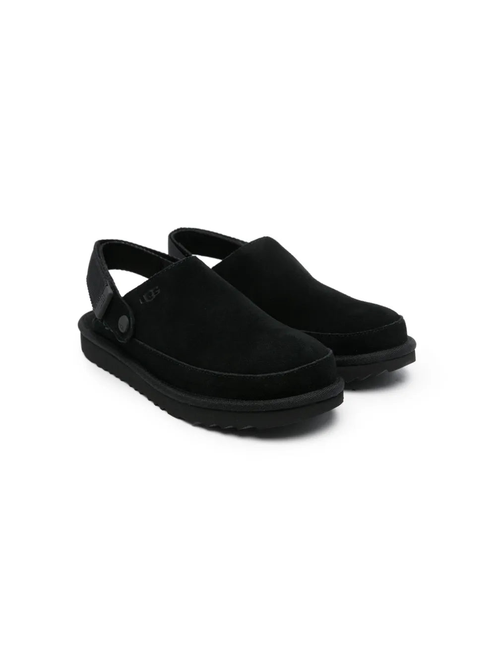 Goldenstar suede clogs