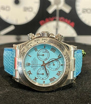 Rolex | Daytona | 116519 | White gold | 40 mm | Leather | Blue | Automatic