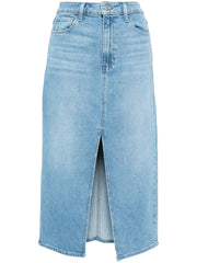 Angela denim midi skirt
