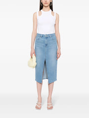 Angela denim midi skirt