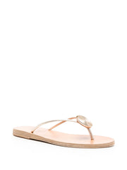 Strovilos leather flip flops