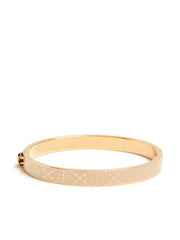 T Monogram hinge bracelet
