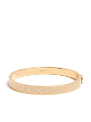 T Monogram hinge bracelet