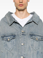 drop-shoulder denim jacket