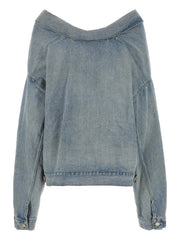 drop-shoulder denim jacket